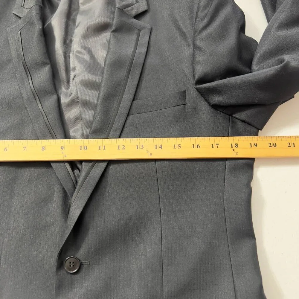 Muller’s Mens Black 2-Button Blazer Jacket – Size 40 – Classic Fit